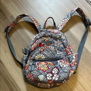 Vera Bradley Multicolor Floral Backpack